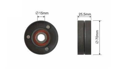 РОЛИК NAPINACZA РЕМНЯ ПОЛИКЛИНОВОГО BMW 3 (E46), 5 (E39), 7 (E38), X5 (E53