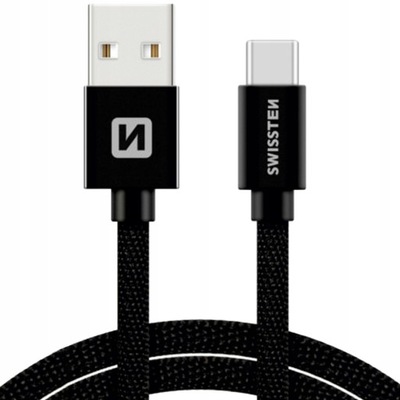 Kabel szybkie ładowanie USB - USB-C 2m SWISSTEN