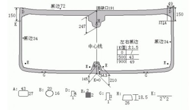 Стекло do renault t/t high/k/c / renault magnum 19- +cam +датчик фото №1