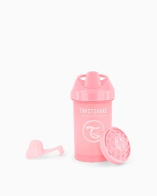 Kubek niekapek Twistshake z mikserem 300 ml pink