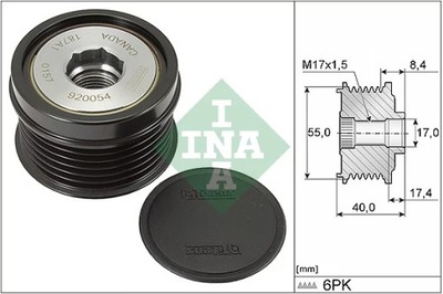 INA 535031610 ЗЧЕПЛЕННЯ ALT.