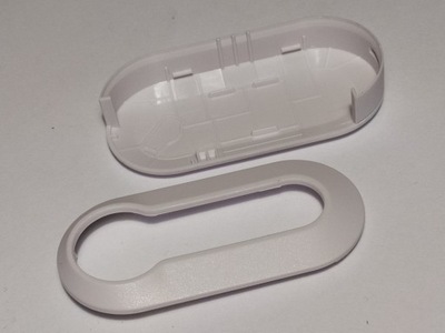 Корпус ключ fiat белый фото №1