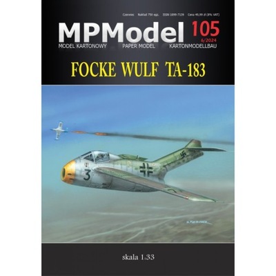 Samolot myśliwski Focke Wulf Ta-183 - MPModel 105