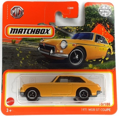 Matchbox 1971 Mgb Gt Coupe brytyjski klasyk