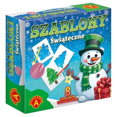 SZABLONY ŚWIĄTECZNE BAŁWANEK ALEXANDER