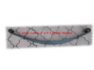 Рессора lublin 3 2,9t перед honker 5 щетка фото №1