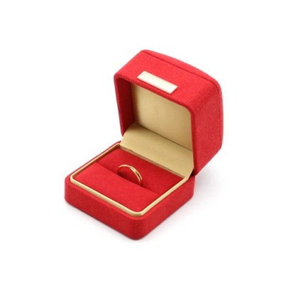 New Velvet Jewellery Box Wedding Ring Pendant Earring Jewelry Display