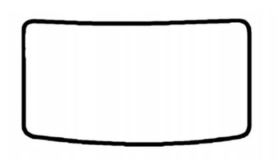 Прокладка скло передньої vw transporter t4 фото №1
