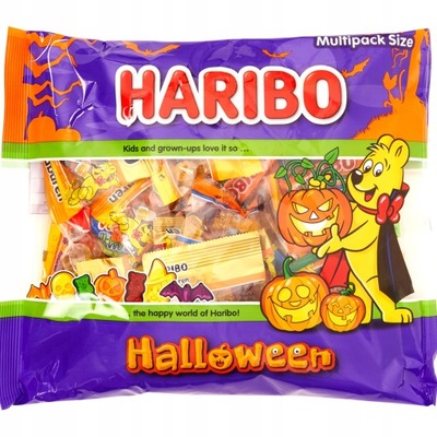 Żelki Halloween Haribo Zestaw Słodycze na Halloween 550g Haribo Halloween
