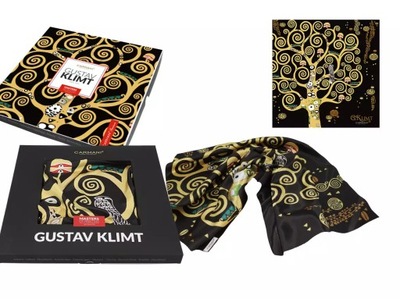 Chusta - Gustav Klimt, Drzewo Życia 90x90cm