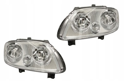 VW TOURAN CADDY FARO DELANTERO FARO PARTE DELANTERA IZQUIERDA DERECHA JUEGO HALÓGENO  