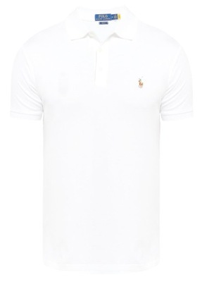 Koszulka z krótkim rękawem POLO RALPH LAUREN t-shirt polo biały r. L