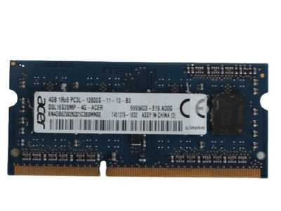 Pamięć Ram DDR3 ACER 4GB PC3L-12800S