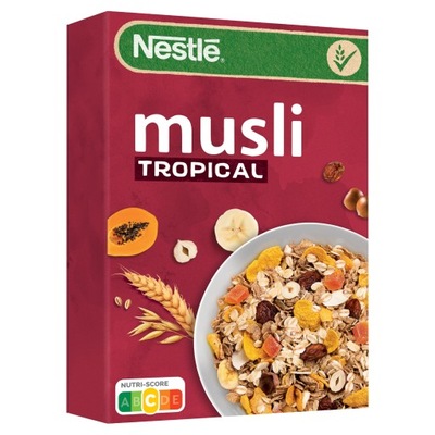 Nestle Musli Tropical Płatki owoce i orzechy 350 g