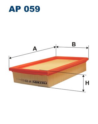 ФИЛЬТР ВОЗДУХА AP 059 ЗАМЕНИТЕЛЬ WA50-240