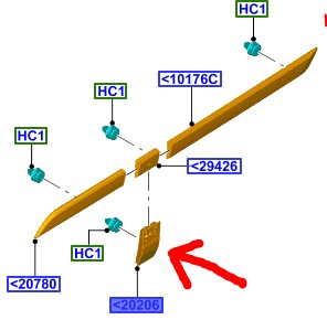 Молдинг pod заливная горловина топлива ford transit custom 12- фото №1