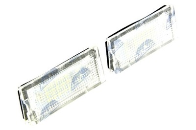 NTY ЛАМПОЧКИ LED (СВЕТОДИОД ) PODŚWIET НОМЕРА 2 НОМЕРА BMW 3 E46 1998-2005