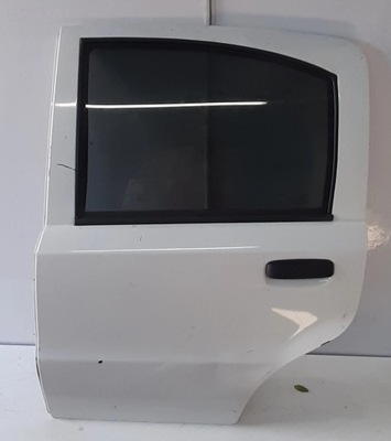 Дверь левый задняя fiat panda ii белый фото №1