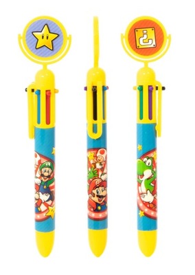 Długopis wielokolorowy Super Mario dla dzieci Prezent dla Dziecka