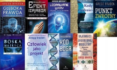 Głęboka prawda Gregg Braden pakiet 9 książek