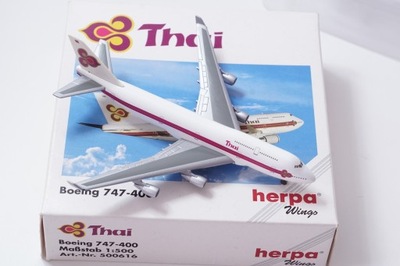 HERPA Boeing 747-400 Thai Airways skala 1:500