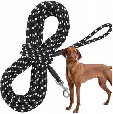 Smycz dla psa treningowa lina gruba 1cm 5m 1564