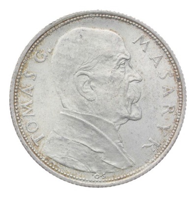 [M10992] Czechy 10 koron 1928 Masaryk stan 1-