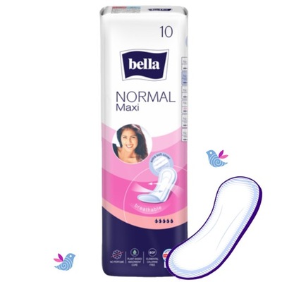 Podpaski higieniczne Bella Normal Maxi bez skrzydełek 10 szt.