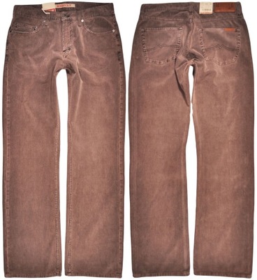 MUSTANG spodnie regular sztruks BOOTCUT _ W32 L34