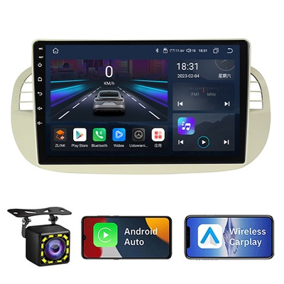 FIAT 500 2007-2014 RADIO ANDROID CARPLAY GPS 32GB  