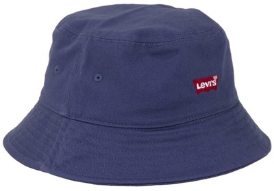 LEVI's kapelusz czapka rybaczka LEVIS logo granat