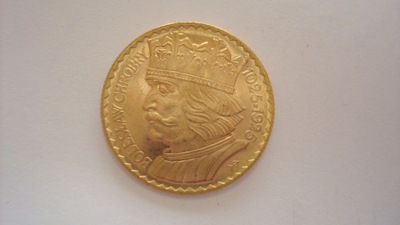 Moneta 10 zł Chrobry 1925 stan 1