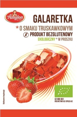 GALARETKA TRUSKAWKOWA BEZGLUTENOWA BIO AMYLON 40 g