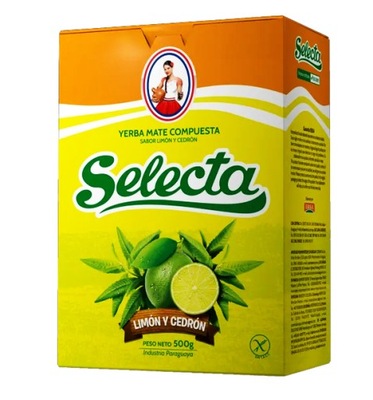 Yerba Mate Selecta cedron y limon - 500g cytrynowa