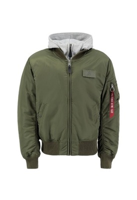 Kurtka Alpha Industries MA-1 D-Tec dark green XXL