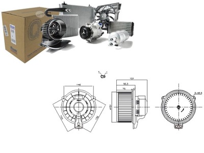 FAN AIR BLOWERS HYUNDAI IX35 TUCSON KIA CEED PRO CEED SORENTO II  