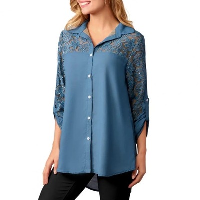 Flower Embroidey Top Stylish Women's Lace Embroide