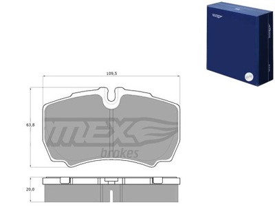 TRINKELĖS STABDŽIŲ IVECO DAILY 99- GAL. TOMEX BRAKES 