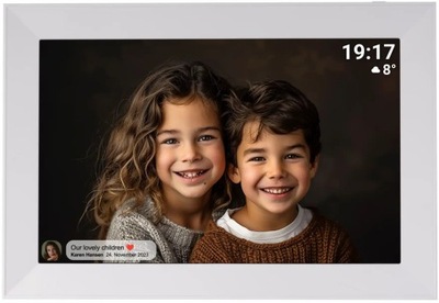 Ramka cyfrowa DENVER Frameo PFF-1012W Biały