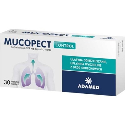 Mucopect Control 0,375g 30 kapsułek