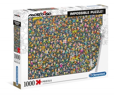 PUZZLE 1000 EL - Mordillo Impossible, CLEMENTONI