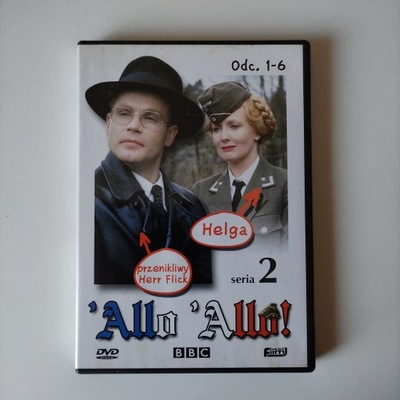 ALLO ALLO - SERIA 2 - ODC 1-6 - BBC - DVD -