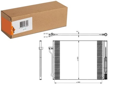 KONDENSATORIUS KONDICIONAVIMO BMW 5 F10 5 F11 5 GRAN TURISMO F07 6 F12 6 F13 