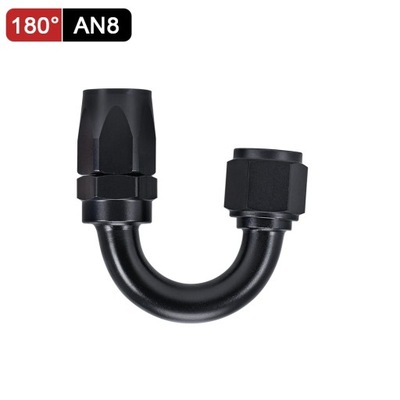 Universal Black AN4/AN6/AN8/AN10/AN12 Straight 0°/45°/90°/180° Degre~8514 