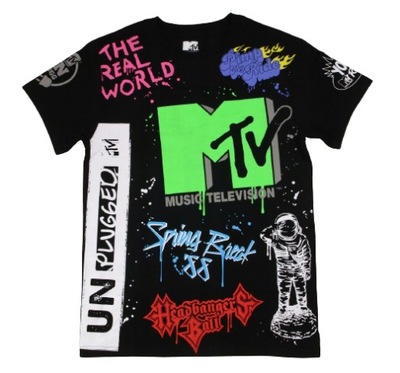 MTV Music Television Koszulka męska T-shirt r. M