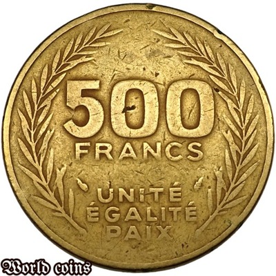 500 FRANCS 1989 DŻIBUTI