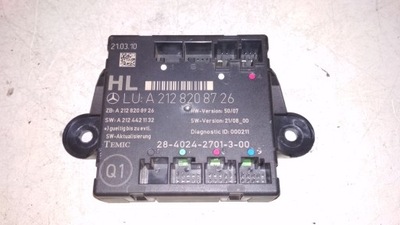 Модуль блок управления дверь левый задняя mercedes w212 e-kla фото №1