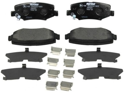 Textar 2460201 набір гальмівних колодок гальмівних, гальма дискові фото №1