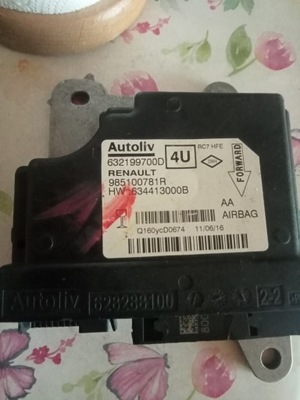 Блок управления датчик 632199700d renault фото №1