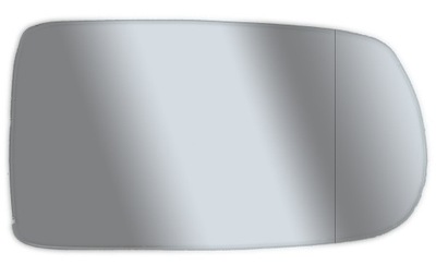 Вкладыш зеркало mazda 323f bj premacy asf+grz правое фото №1